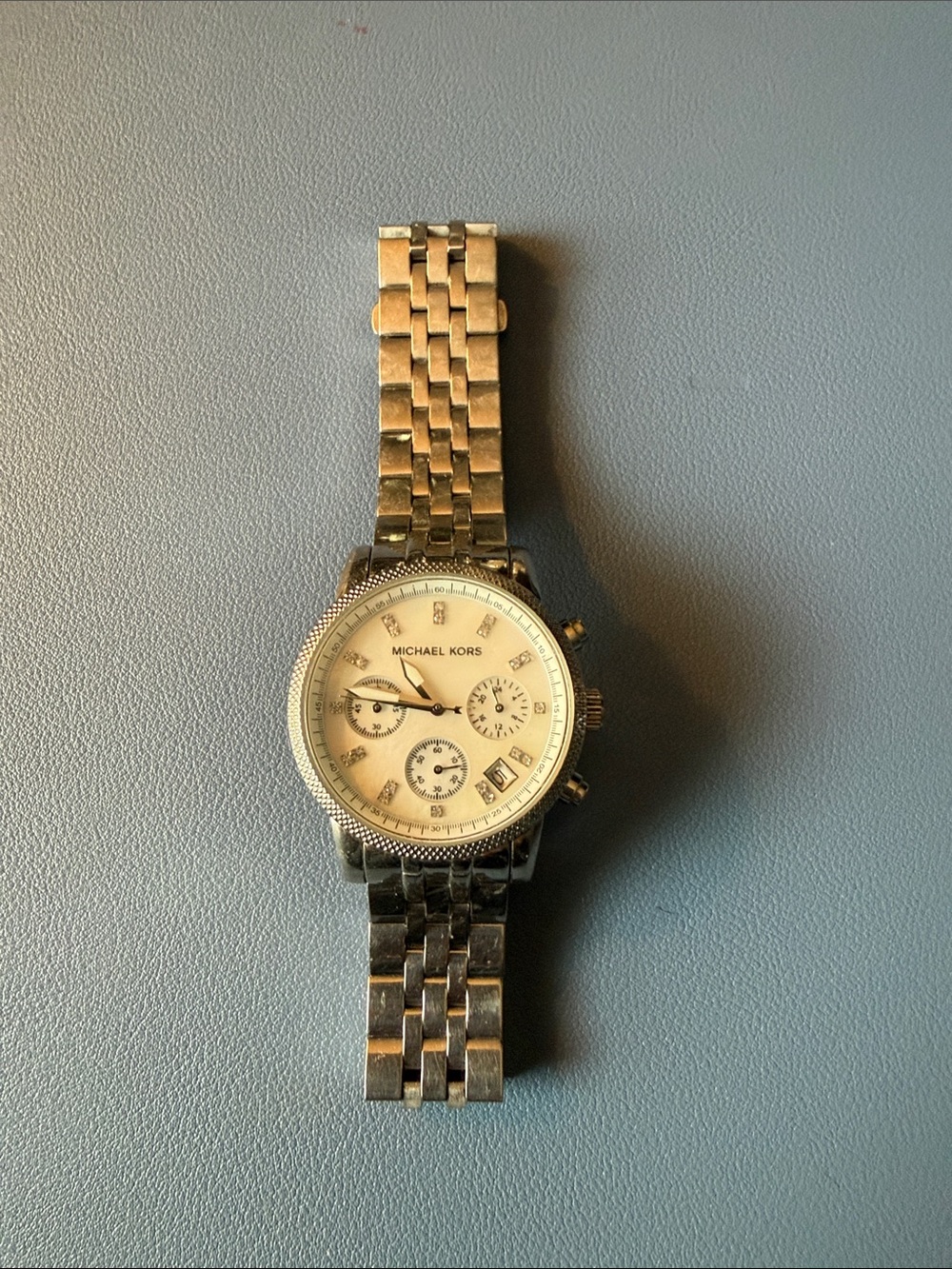 Michael Kors Silver Chronograph Watch